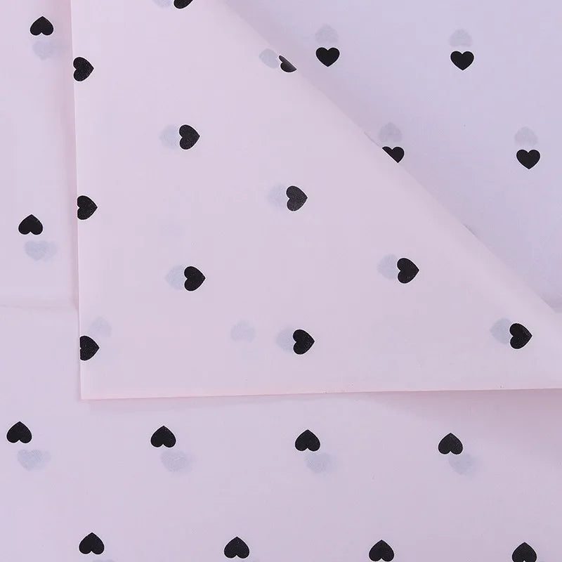 korean heart printting wrapping sydney paper