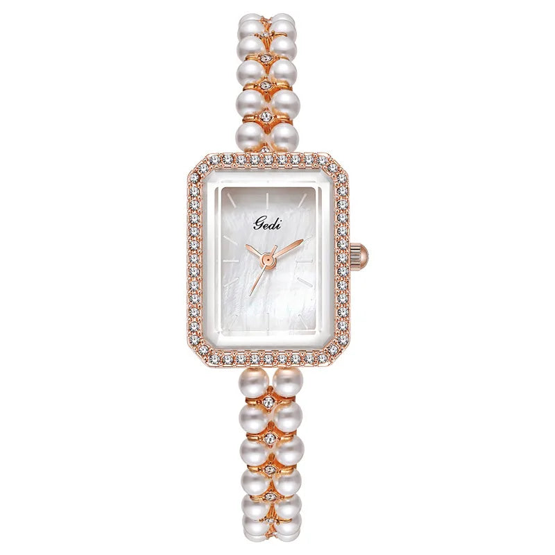 Elegant Geometric Jewelry Buckle Quartz Women's Watches