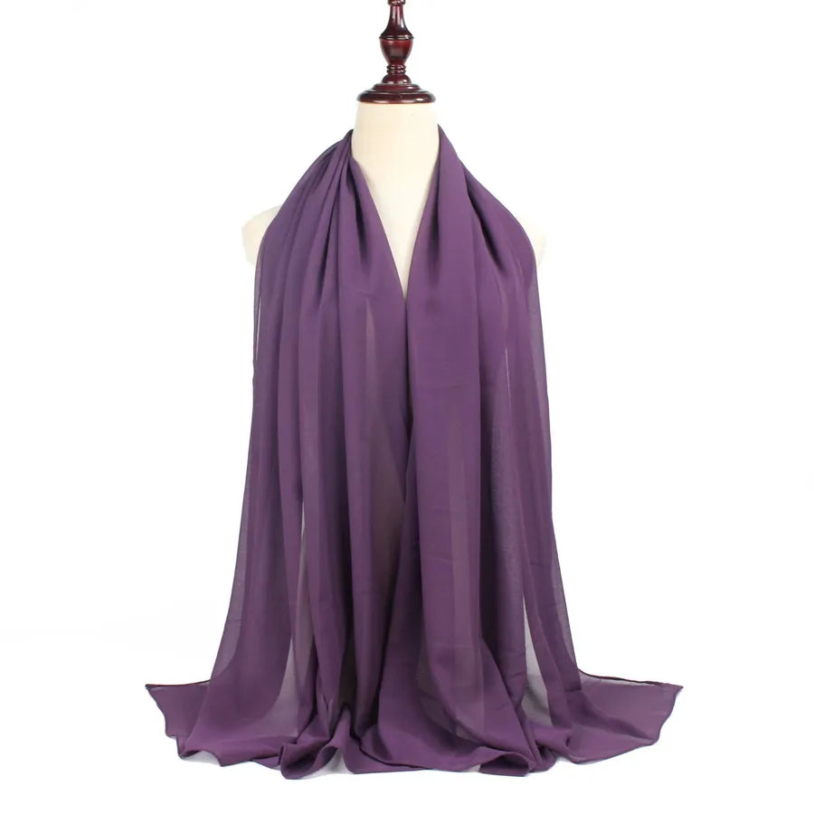 Unisex Basic Simple Style Solid Color Polyester Kerchief
