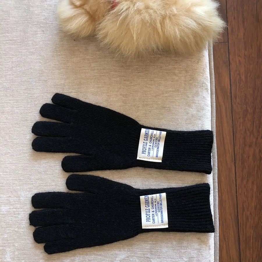 unisex basic solid color gloves 1 pair