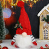 Christmas Decorative Figures Gift Rudolph Knitted Hat Shorty With Light Glowing Santa Claus Dolls High End Christmas Ornaments