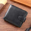 Men's Solid Color Pu Leather Open Small Wallets