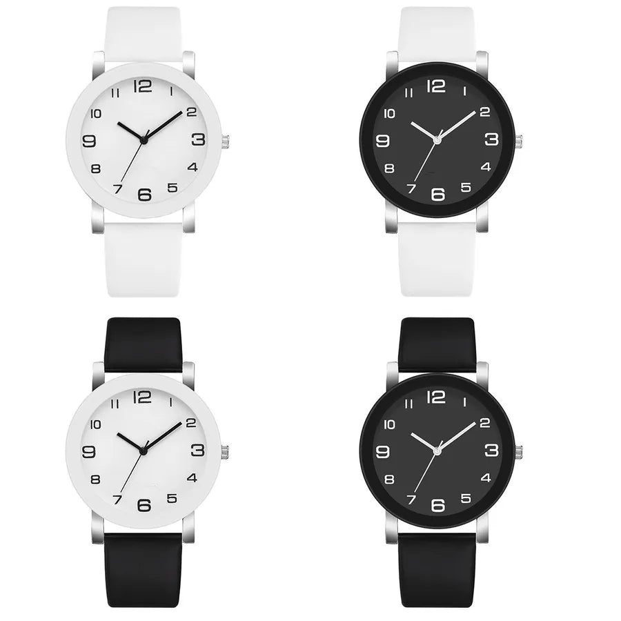 new casual simple digital scale men's watch men's belt quartz men's watch watch  wholesale