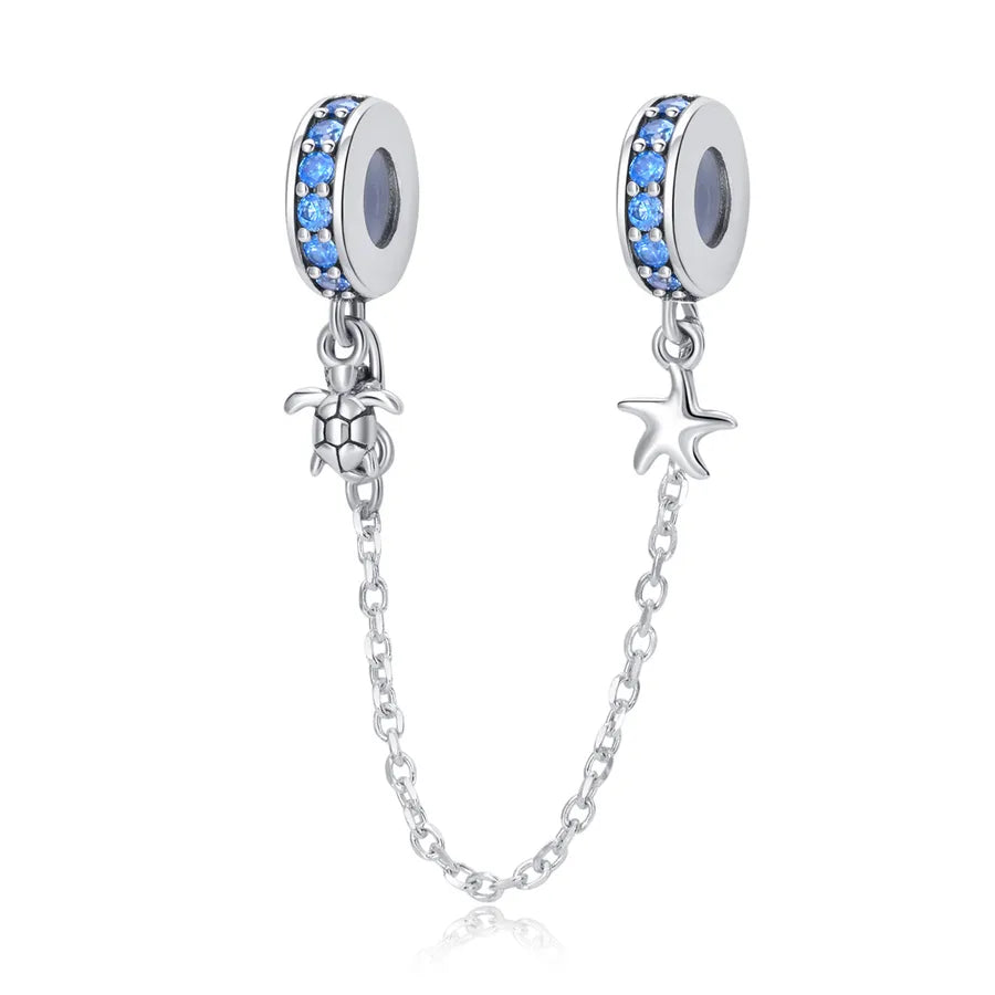 1 Piece Diameter 10.38mm 925 Sterling Silver Zircon Love Tortoise Heart Shape Polished Spacer Bars Jewelry Accessories