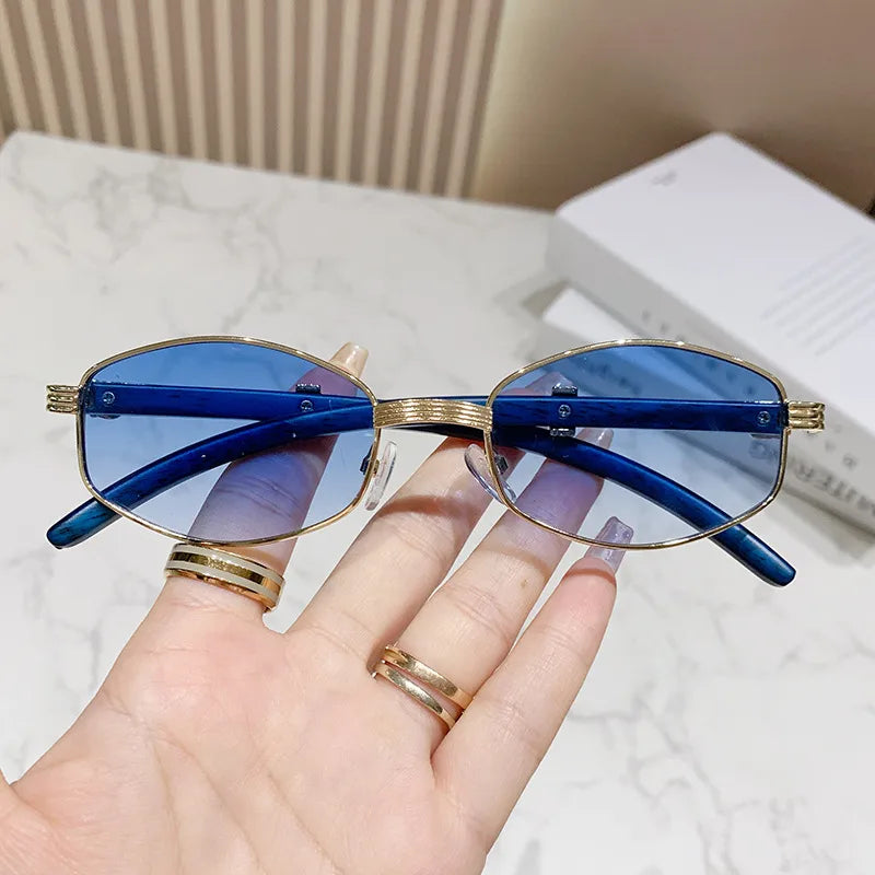 Basic Simple Style Geometric Ac Polygon Full Frame Women's Sunglasses