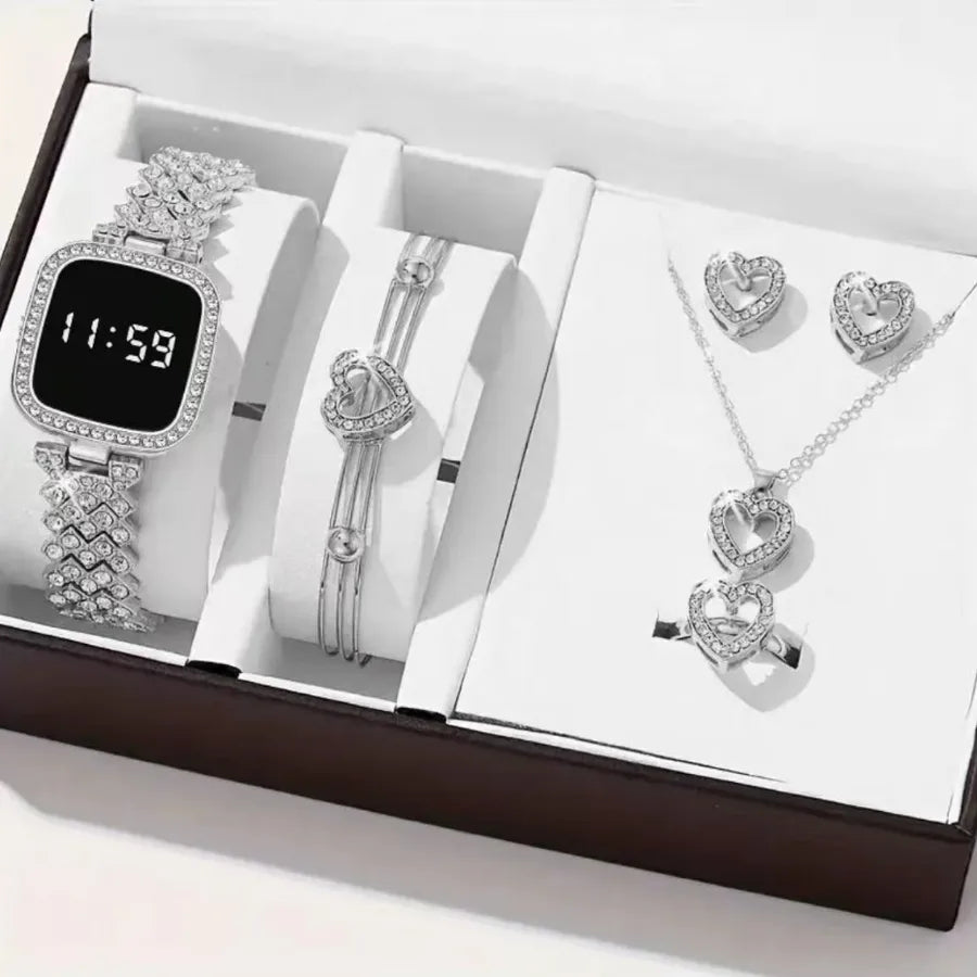 Casual Heart Shape Single Folding Buckle Quartz Watch Bracelets Women's Watches