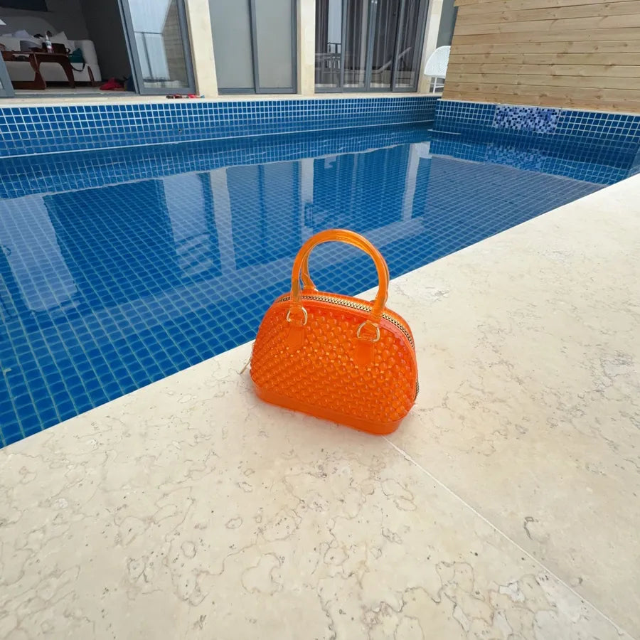 New PVC Jelly Shell Bag Mini Jelly Bag Handbag Trendy Best-Selling Shoulder Crossbody Jelly Bag