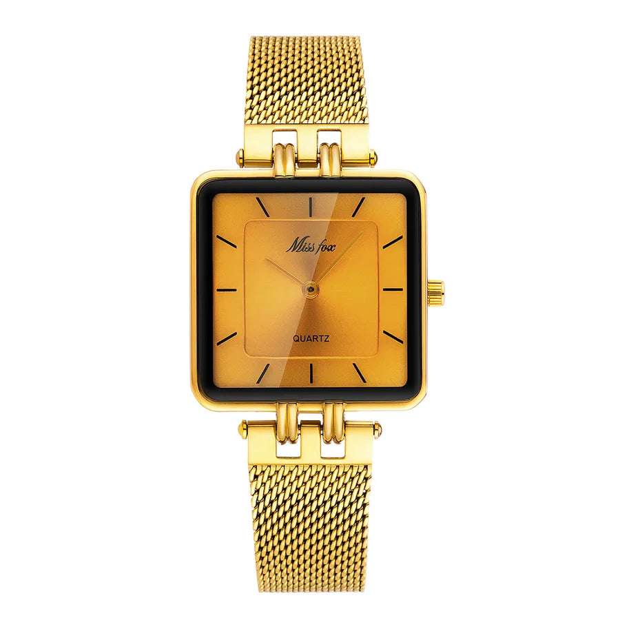 Retro Classic Style Solid Color Buckle Quartz Men's Watches