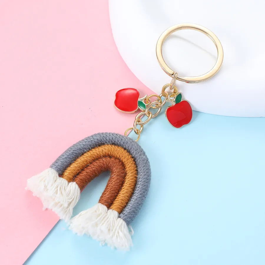 Casual Cute Luxurious Letter Alloy Asymmetrical Keychain