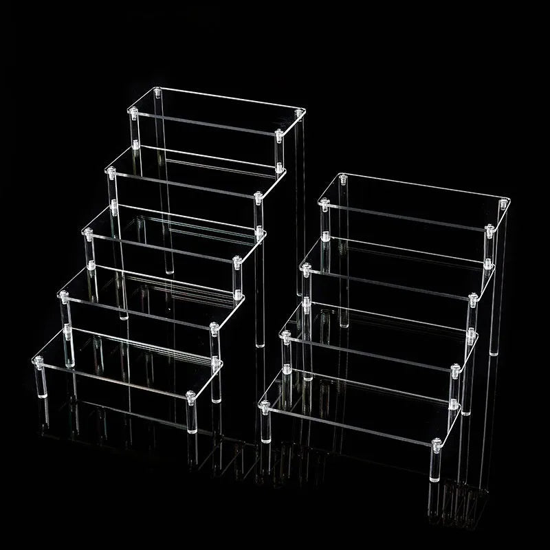 1 Piece Arylic Simple Style Transparent Jewelry Display