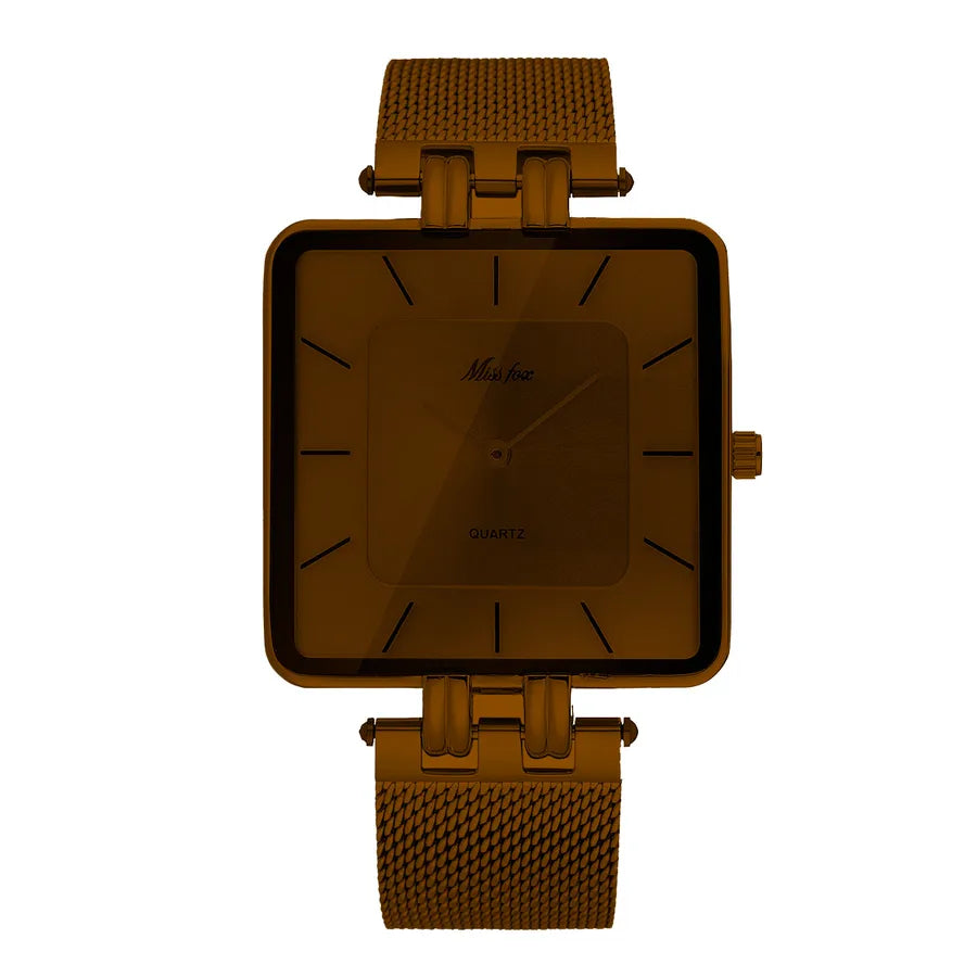 Retro Classic Style Solid Color Buckle Quartz Men's Watches