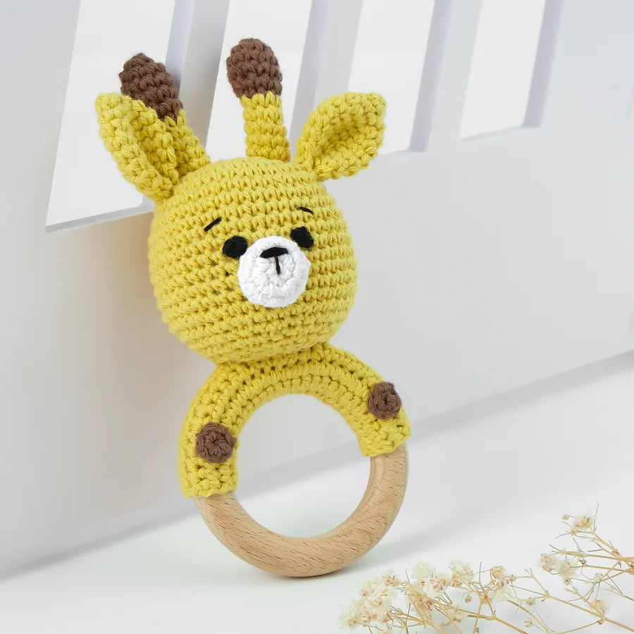 Baby Toys Animal Cloth Wood Toys