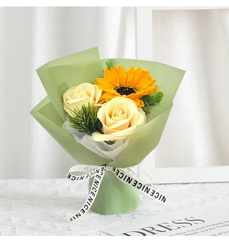 Valentine'S Day Romantic Multicolor Soap Flower Artificial flowers
