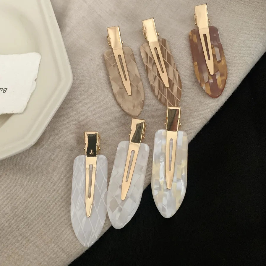 IG Style Sweet Women's Geometric Acetic acid sheets Hair Clip