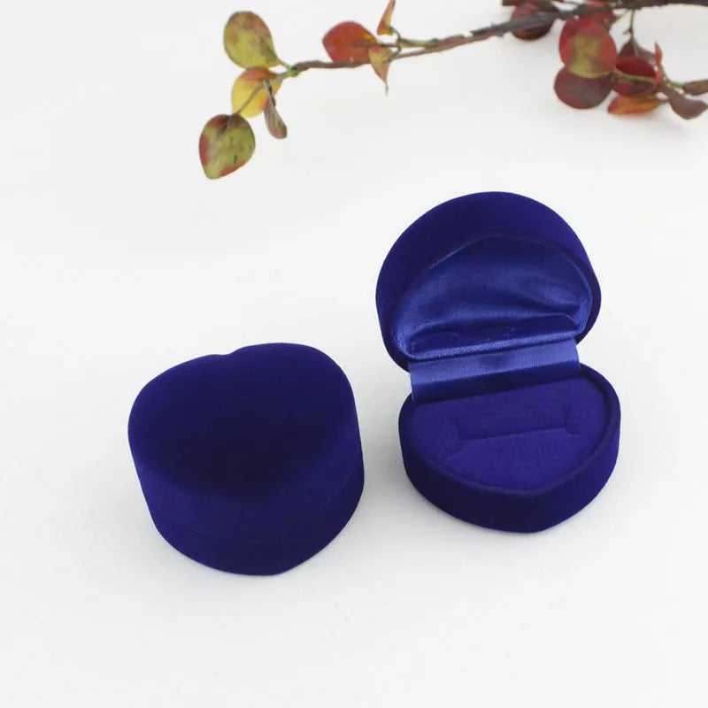 Simple Style Commute Heart Shape Plastic Valentine'S Day Jewelry Boxes