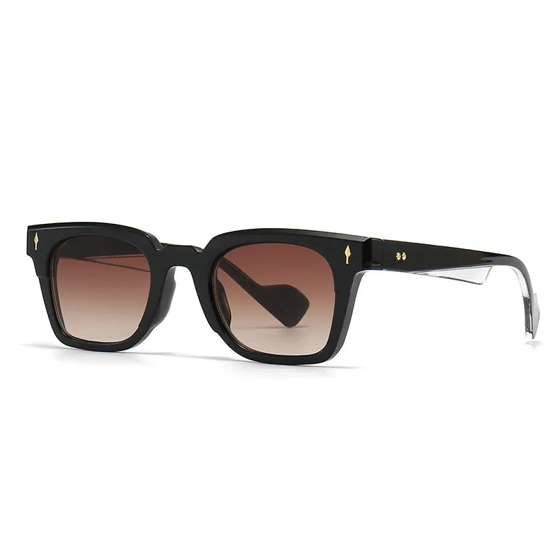 streetwear solid color pc square full frame men's sunglasses