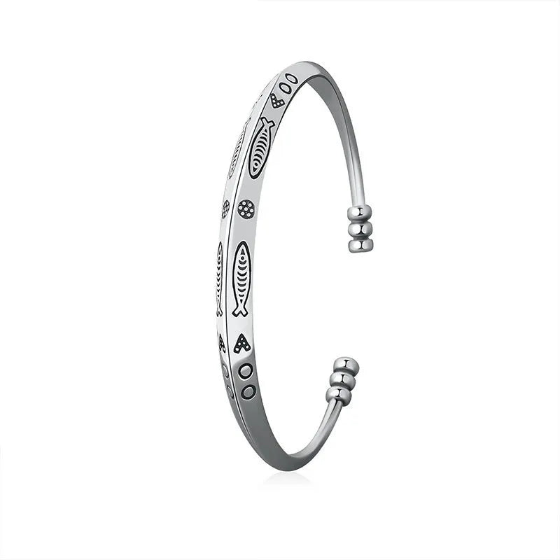 fashion geometric alloy plating men's bangle 1 piece