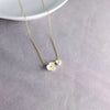 Wholesale Jewelry Elegant Romantic Simple Style Flower 304 Stainless Steel Acrylic 18K Gold Plated Plating Inlay Gold necklace Pendant Necklace