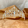New Bride Headwear Crown Alloy Rhinestone Hair Accessories Hair Crown Wedding Wedding Party Performance Accessories