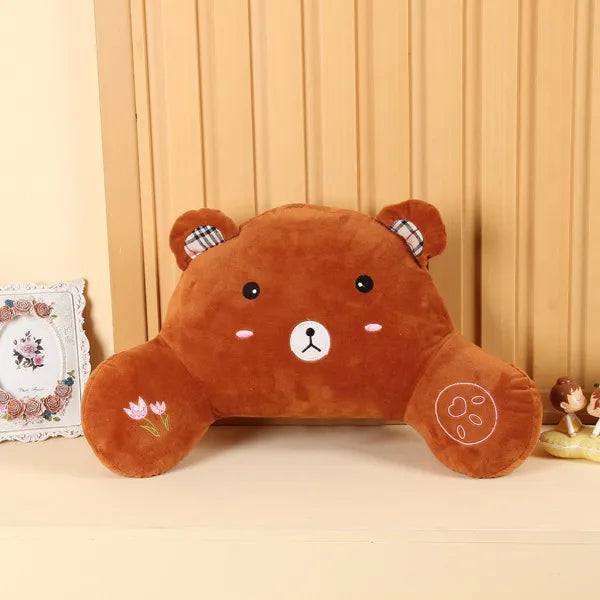 Cute Cartoon Lumbar Support Pillow Office Chair Backrest Pad Car Seat Cushion Pregnant Women Waist Pillow