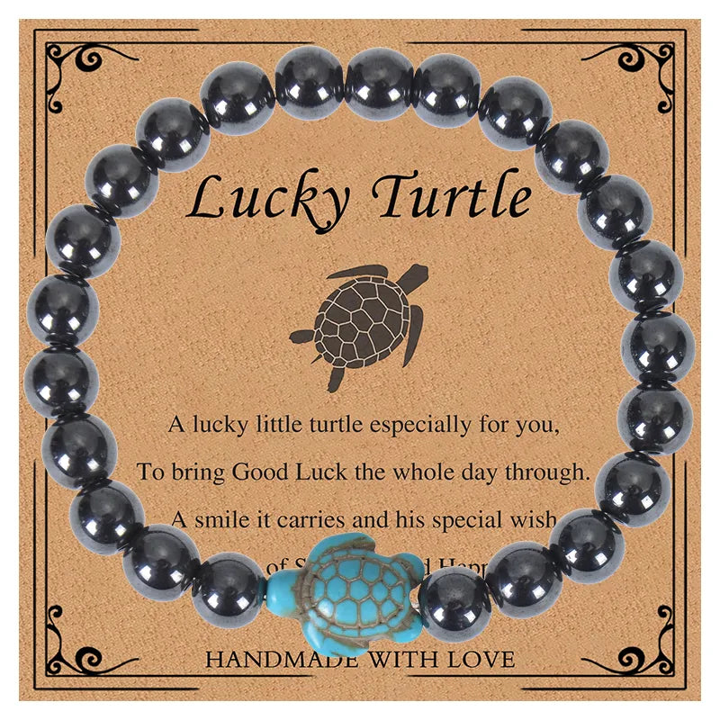 Casual Cute Tropical Tortoise natural stone Bracelets In Bulk