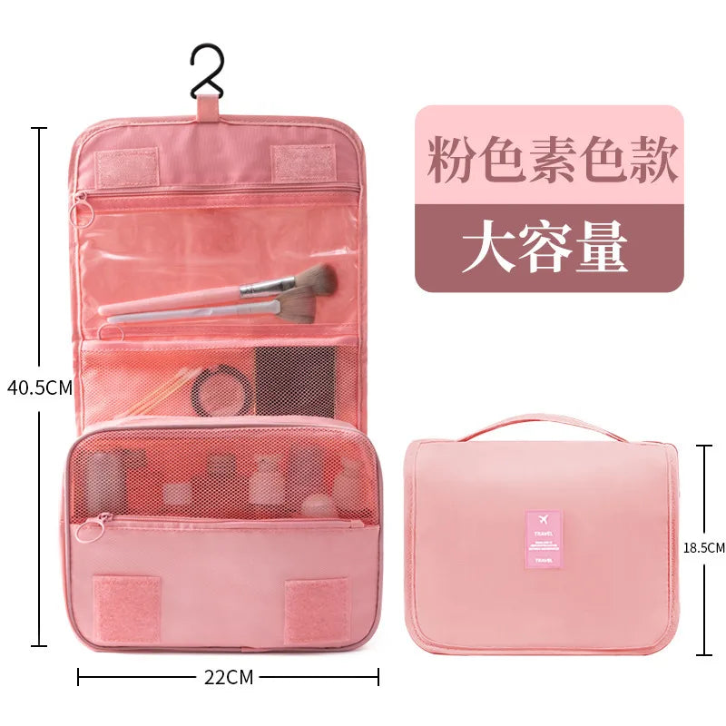 Hanging Cosmetic Bag Advanced Wash Bag Large Capacity Dry and Wet Separable Mesh Hanging Advanced Cosmetic Bag