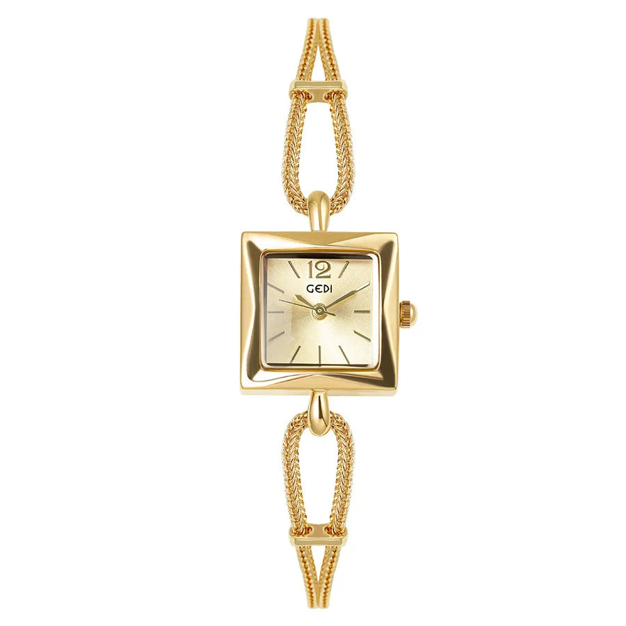casual square jewelry buckle quartz women's watches