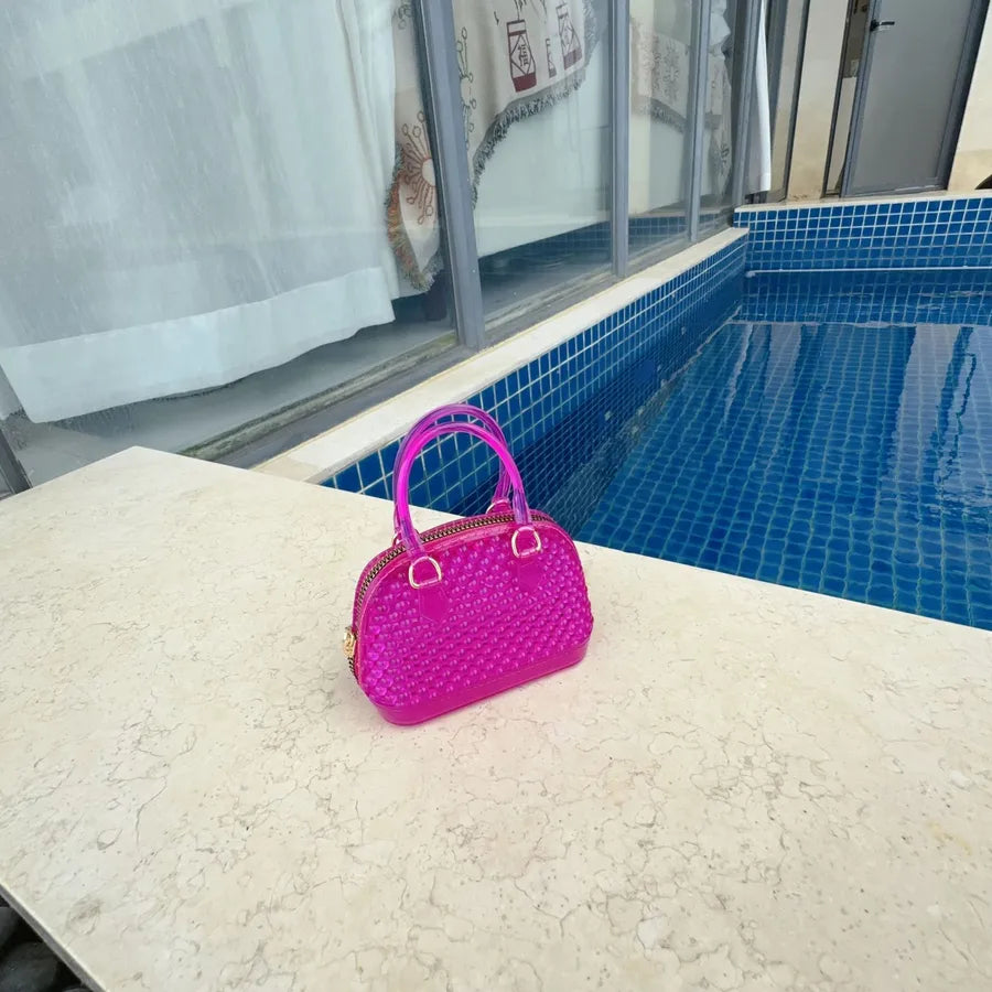 New PVC Jelly Shell Bag Mini Jelly Bag Handbag Trendy Best-Selling Shoulder Crossbody Jelly Bag