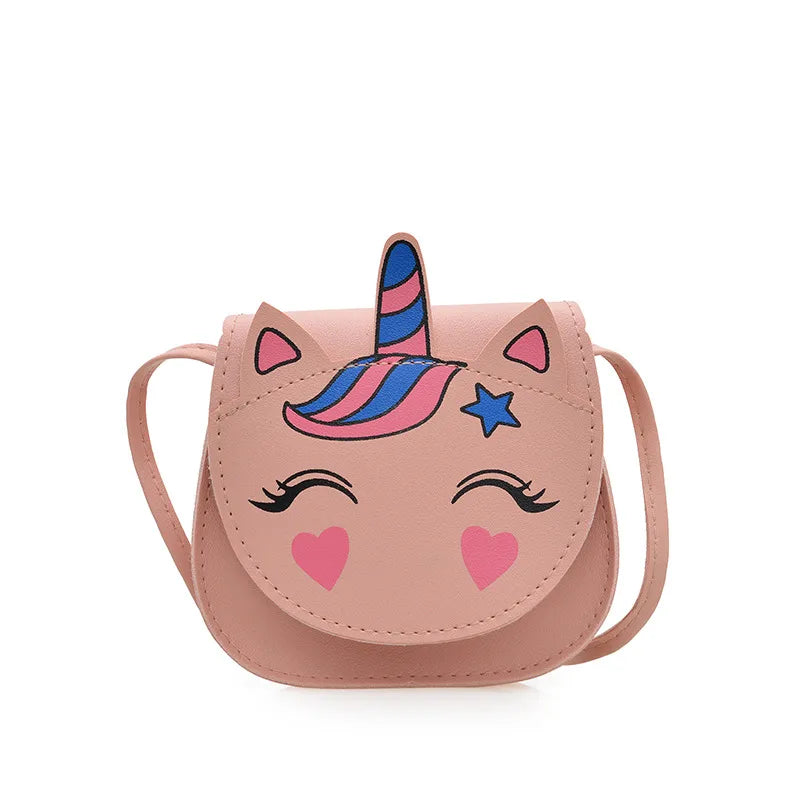 New Children's Small Bag Cartoon Cute  Girl's Shoulder Crossbody Bag Fashion All-match Accessories Coin Purse