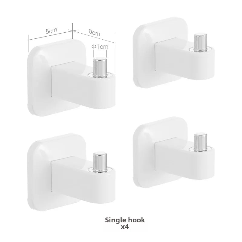 Punch-free Sticky Hook Kitchen Bathroom Office Wall Coat Headset Door Rear  Hot-selling Hook Set