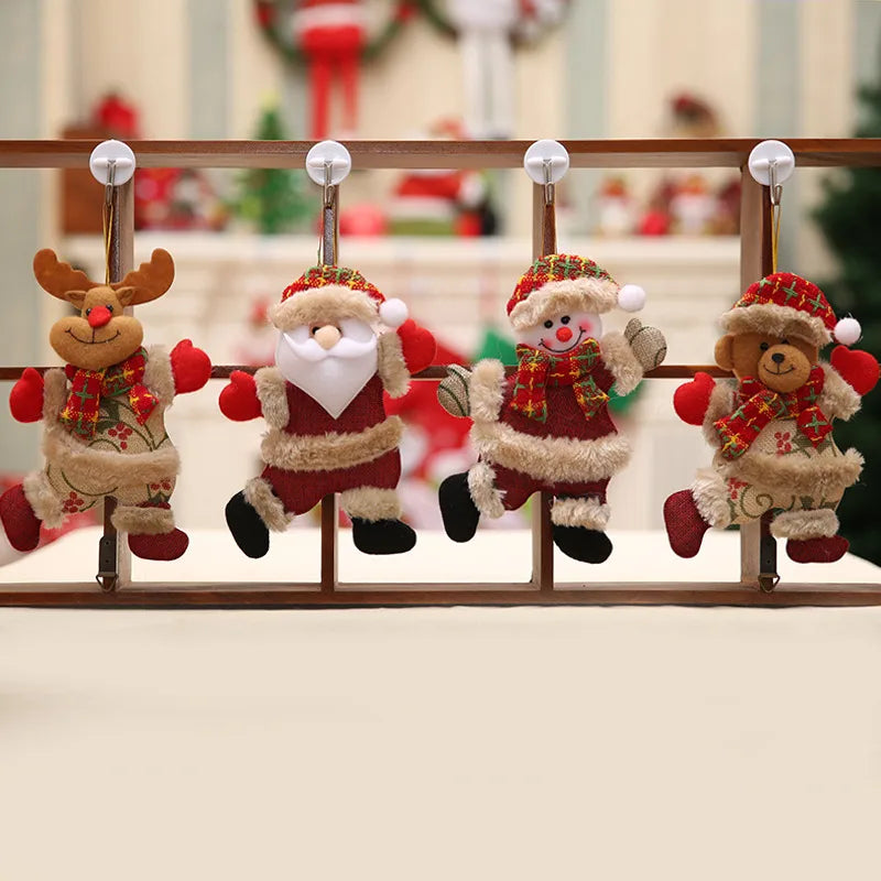 Christmas Santa Claus Snowman Party Hanging Ornaments
