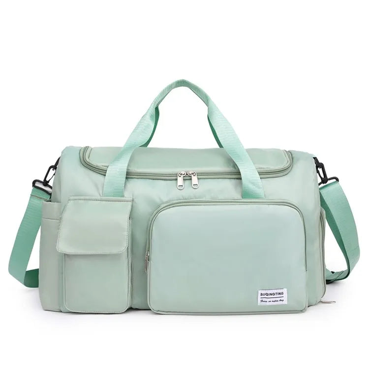 Unisex Classic Style Solid Color Oxford Cloth Travel Bags