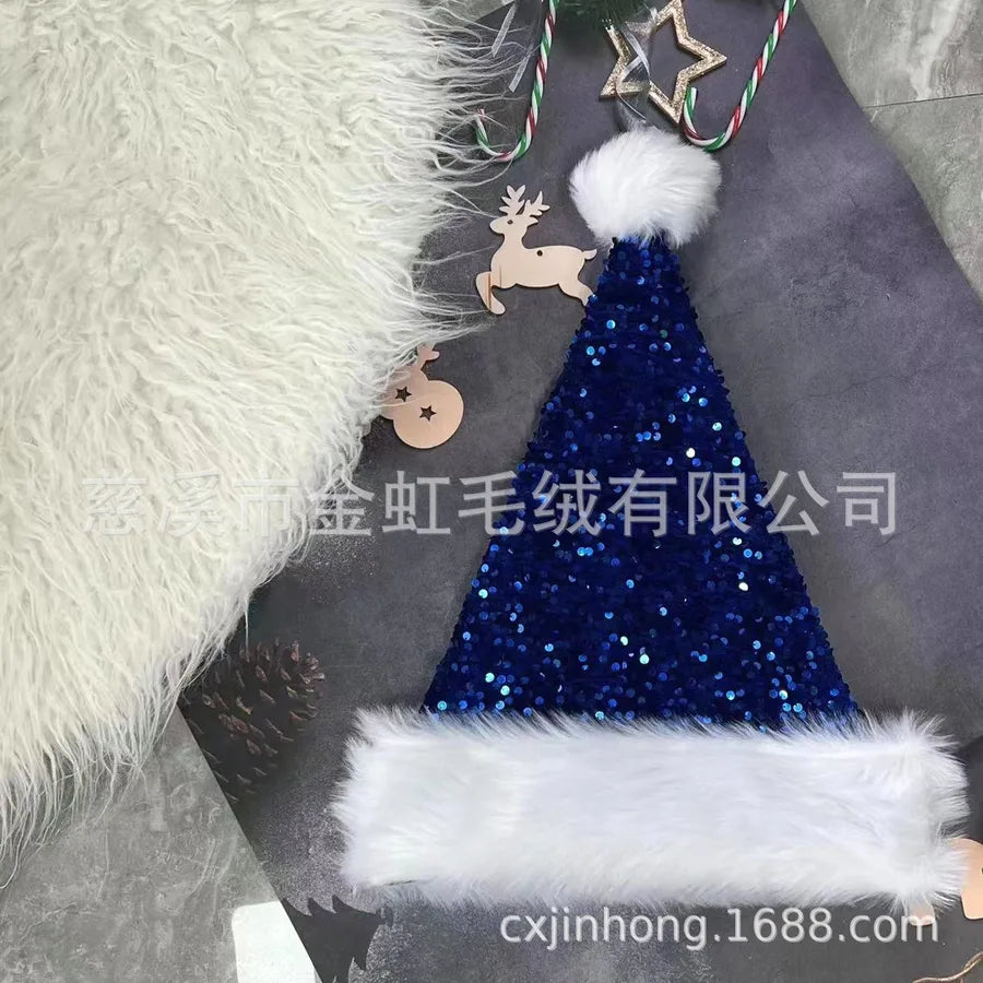 Christmas Basic Simple Style Color Block Nonwoven Party Festival christmas hat