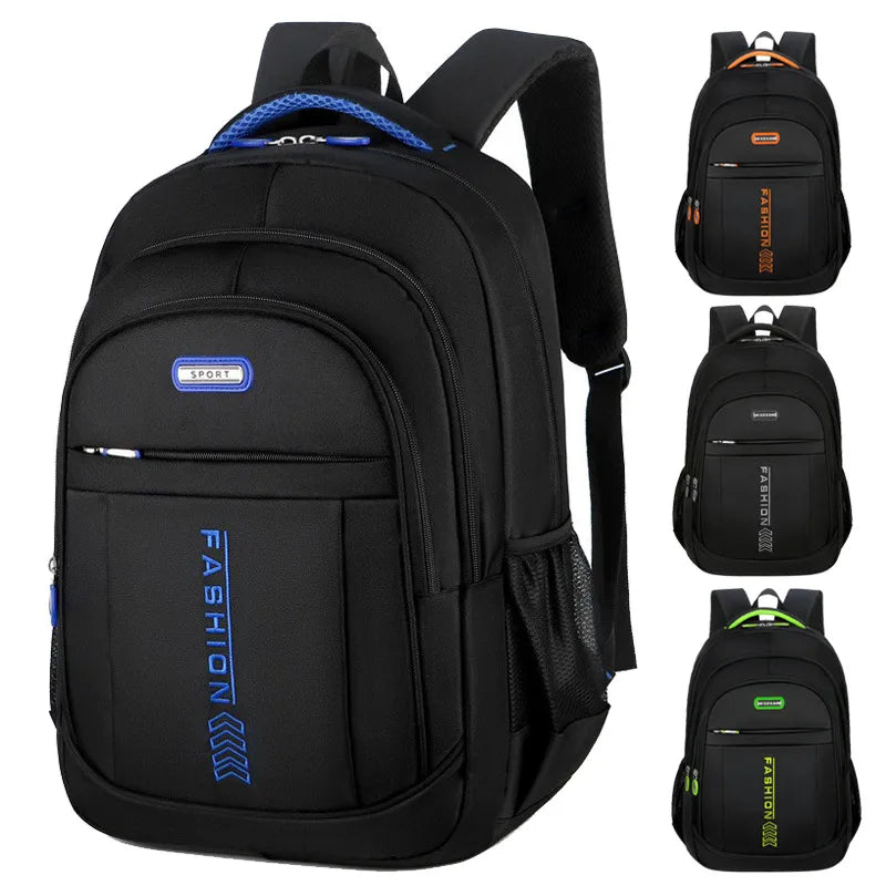 Waterproof 20 inch Solid Color Casual School School Backpack