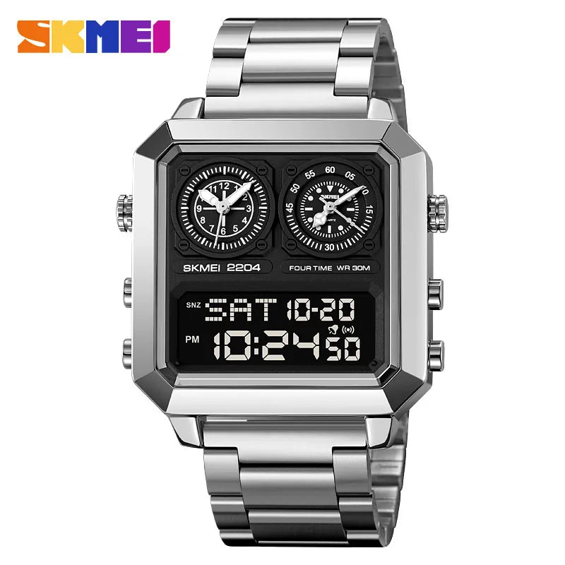 Vintage Style Classic Style Square Electronic Watch Men's Watches