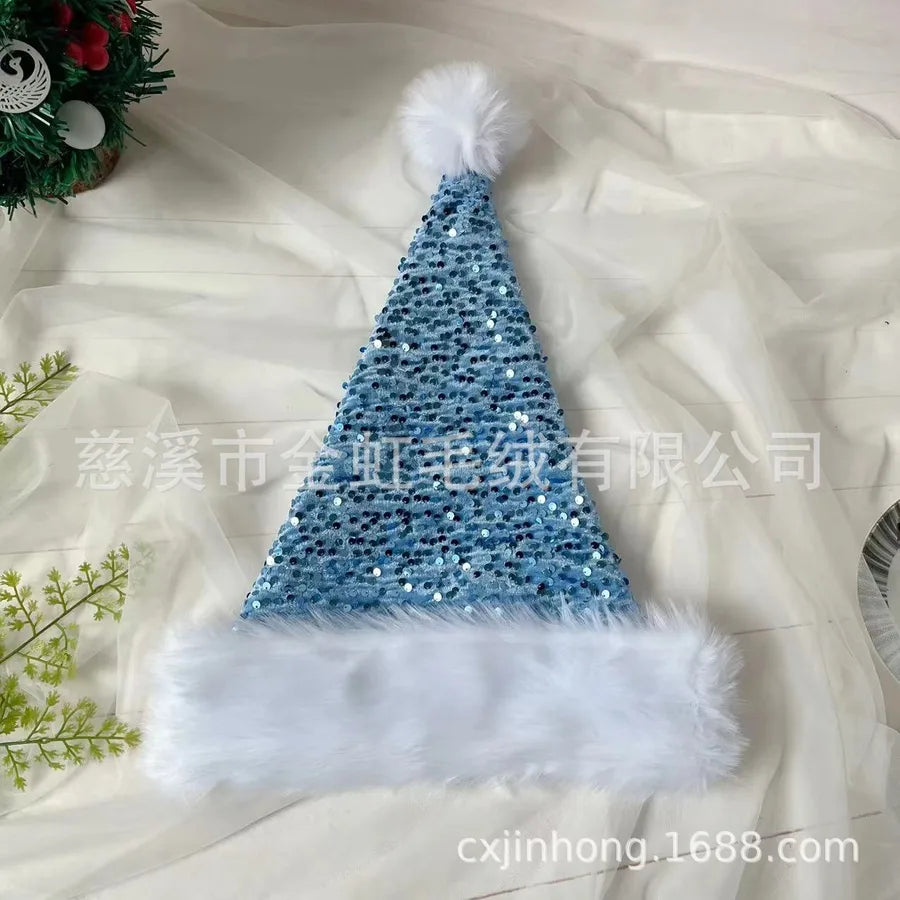 Christmas Basic Simple Style Color Block Nonwoven Party Festival christmas hat