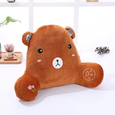 Cute Cartoon Lumbar Support Pillow Office Chair Backrest Pad Car Seat Cushion Pregnant Women Waist Pillow