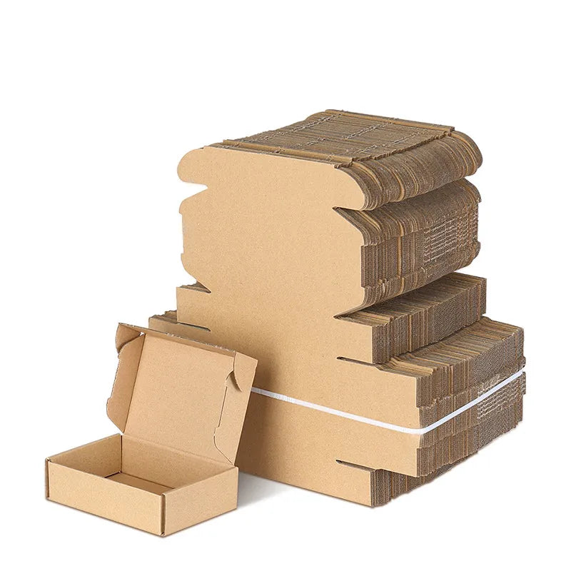 simple solid color ultrahard small packaging express box