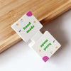 simple style letter paper jewelry packaging bags