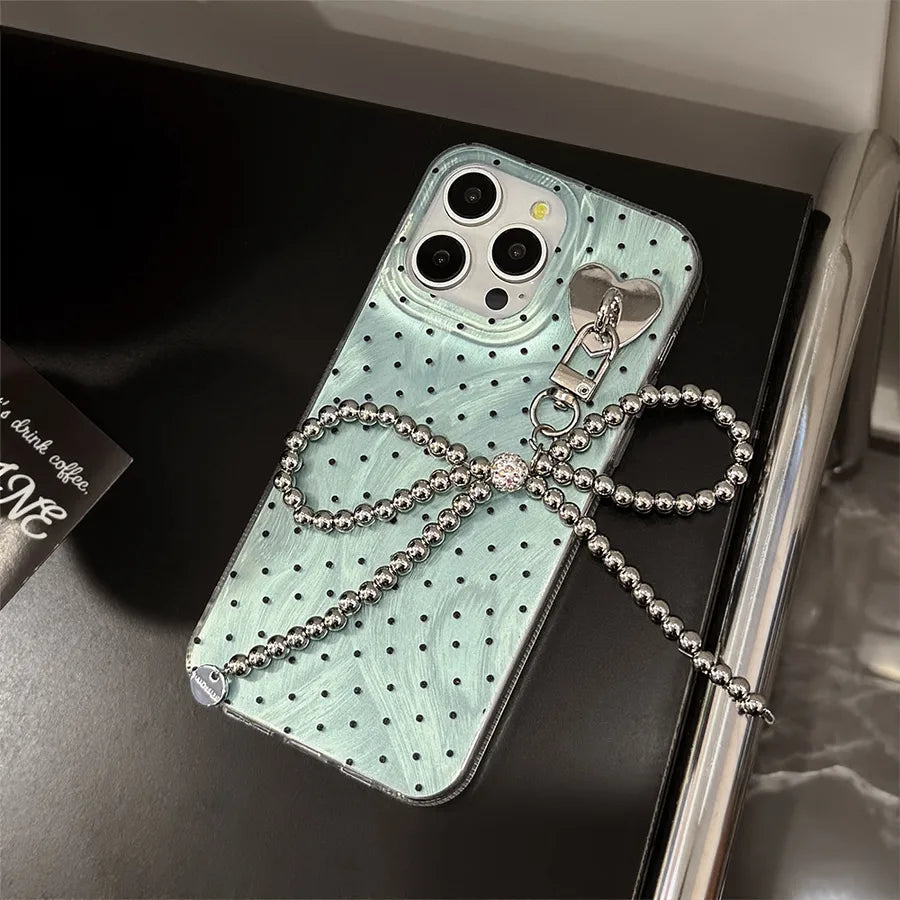 tpu Polka Dots Bow Knot Lady Modern Style Phone Cases Phone Accessories