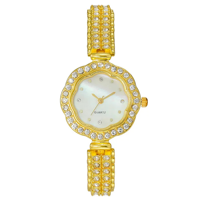Elegant Modern Style Geometric Jewelry Buckle Quartz Watch Women's Watches
