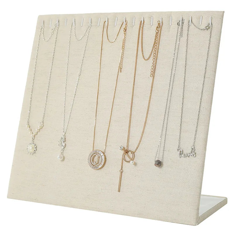 Basic Modern Style Classic Style L Shape Density plate Flannel Jewelry Display Jewelry Rack