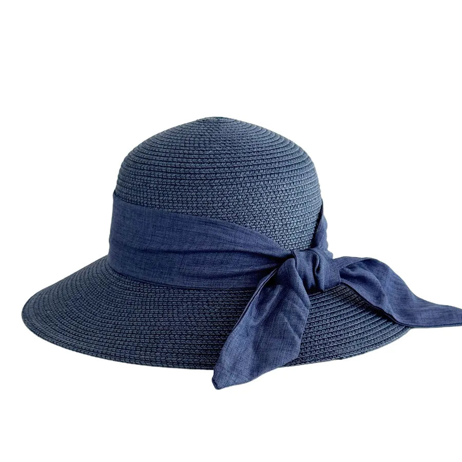 Women's Casual Style Elegant Streetwear Solid Color Big Eaves Straw Hat