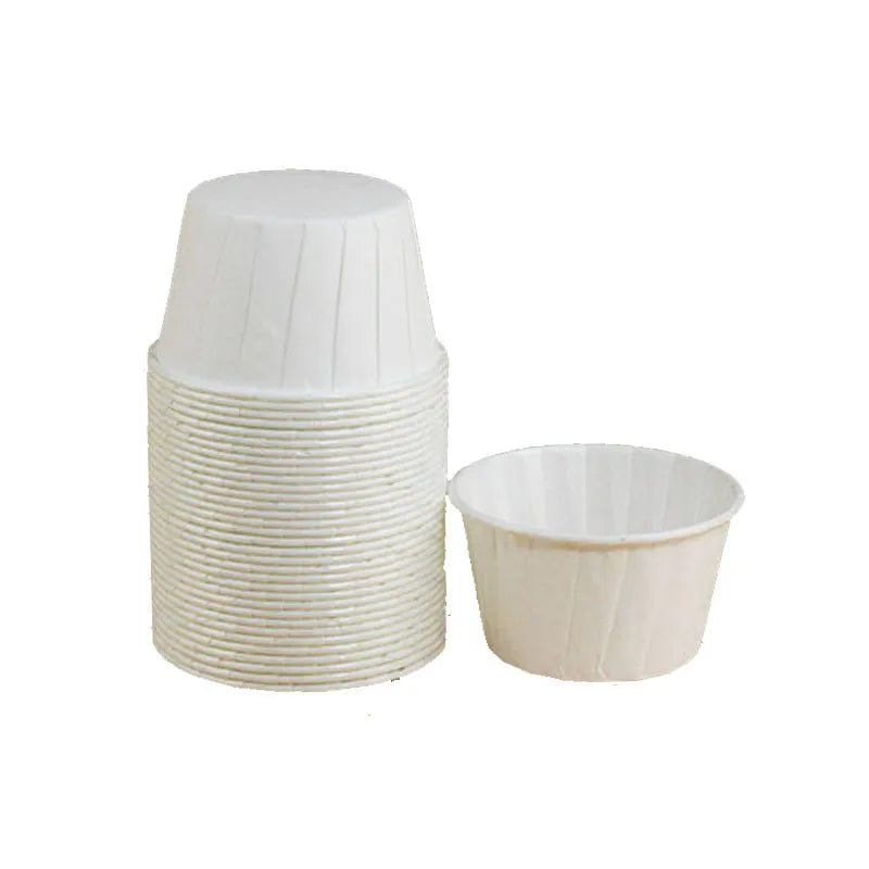 Simple Style Solid Color Coated paper Bakeware cake cups