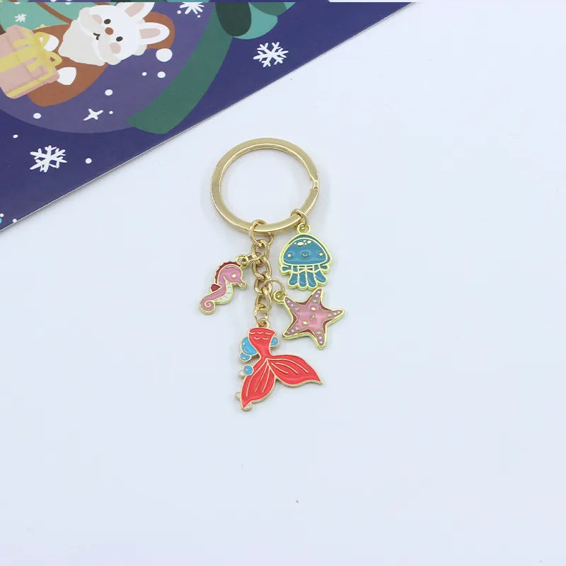Simple Style Streetwear Ship Fish Metal Unisex Keychain