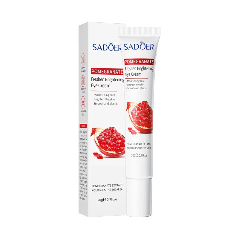 All English packaging SADOER red pomegranate fresh beauty six-piece moisturizing facial skin care series