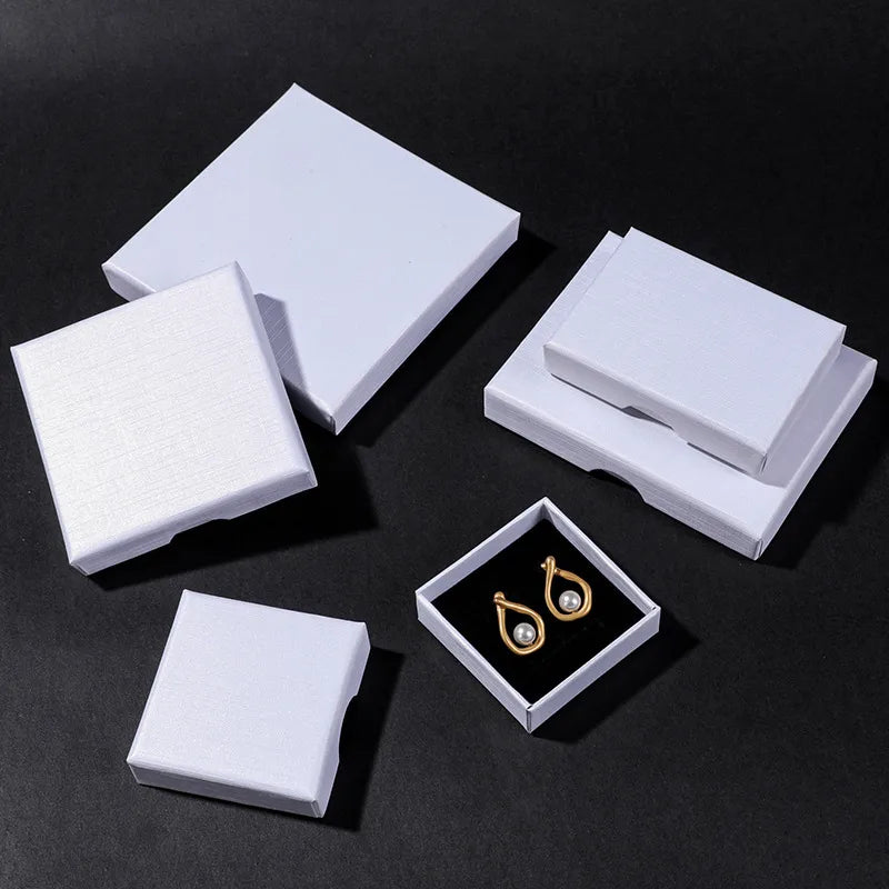 1 Piece Paper Simple Style Classic Style Holiday Daily Solid Color Jewelry Boxes