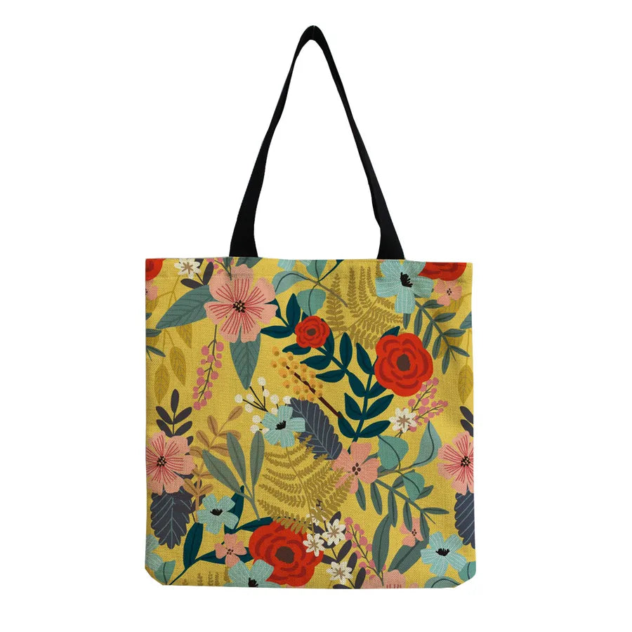 women's fashion flower shopping bags