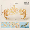 european and american wedding veil accessories alloy rhinestone bridal headdress dragonfly vintage court style crown adult ceremony crown
