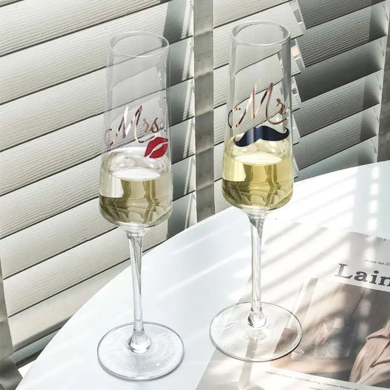 Casual Elegant Letter Crystal Glass Wine Glass 1 Piece
